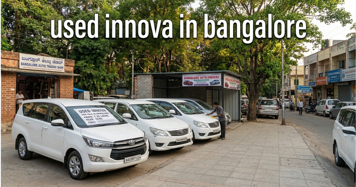 used innova in bangalore with new price tag