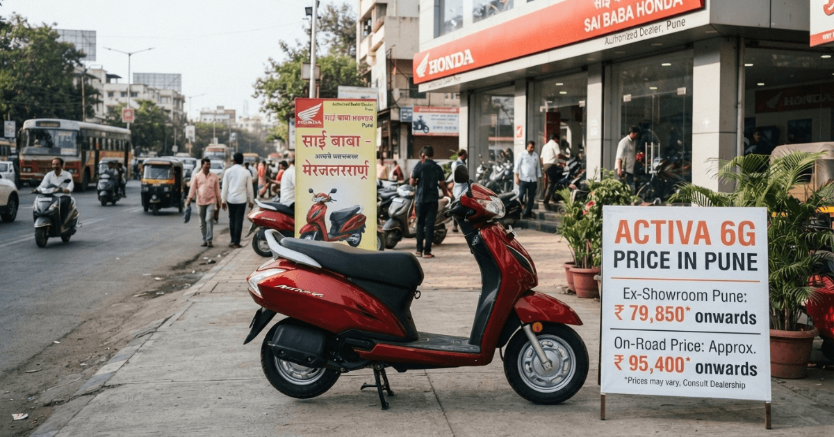 Latest Activa 6G Price in Pune today