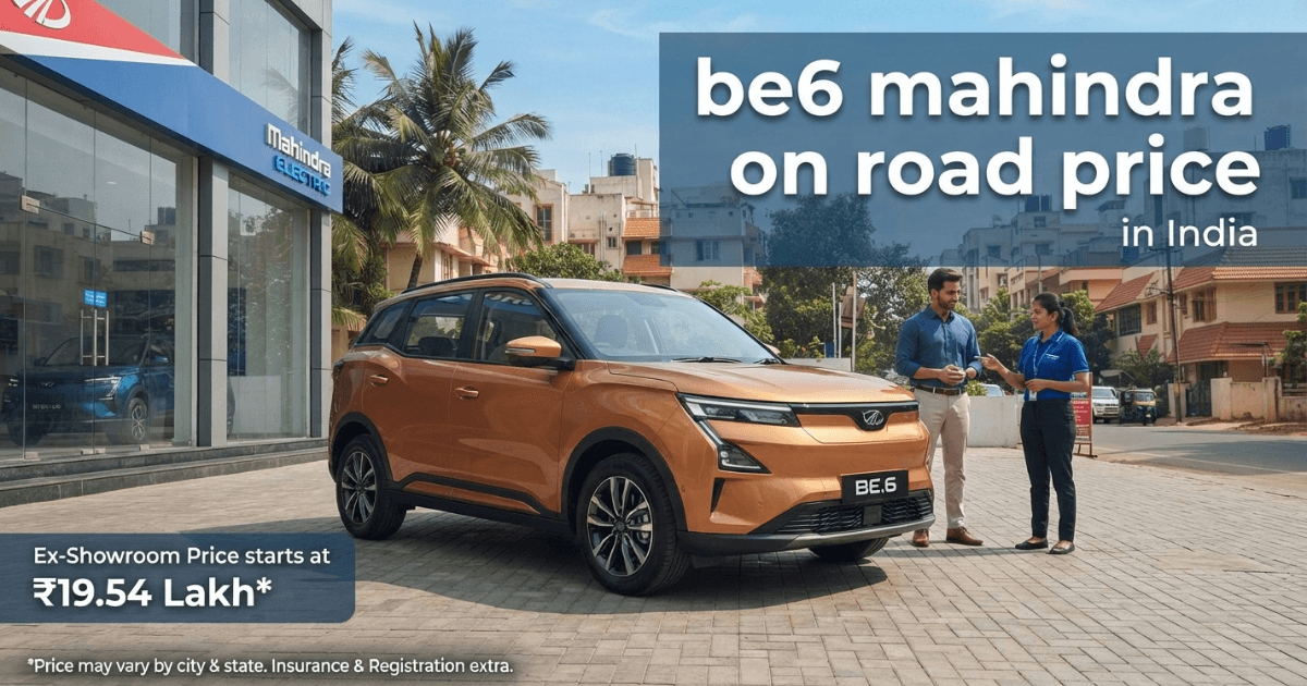 Mahindra BE6 on road price and variants