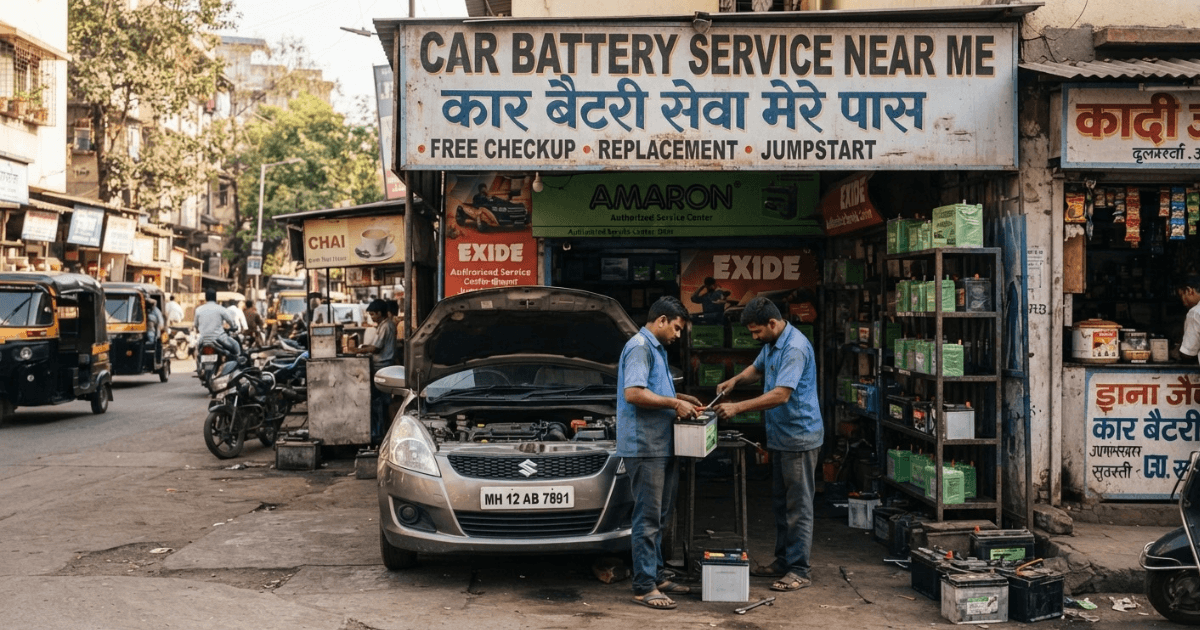Fast, reliable car battery service near me in action