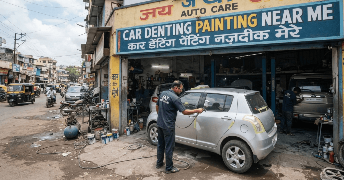 Car Denting Painting near Me for flawless repairs