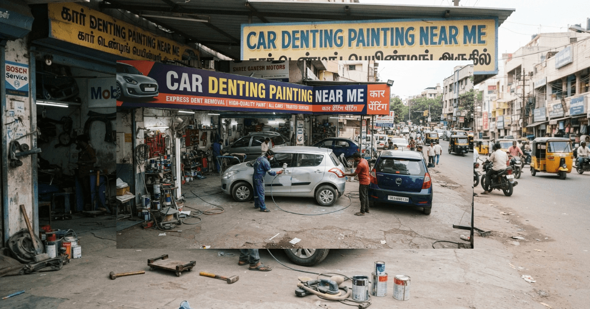 Affordable Car Denting Painting near Me, quality guaranteed