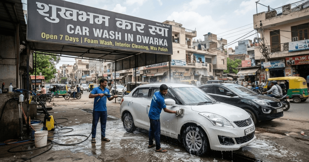 Affordable Car Wash in Dwarka for spotless shine
