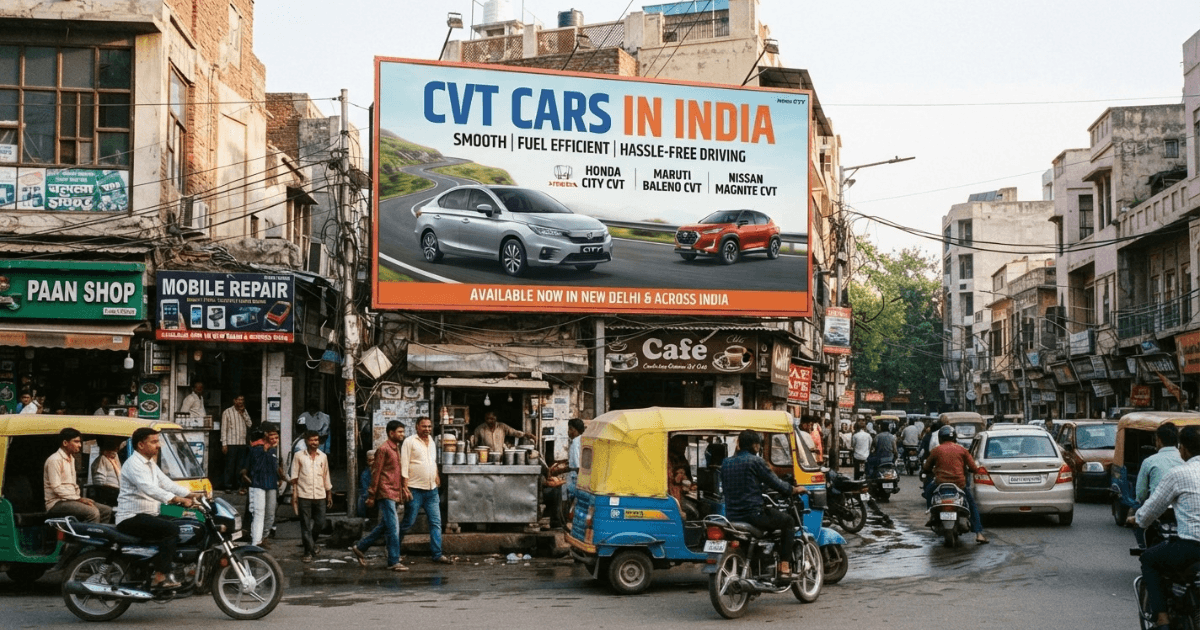 Top CVT cars in India with automatic transmission