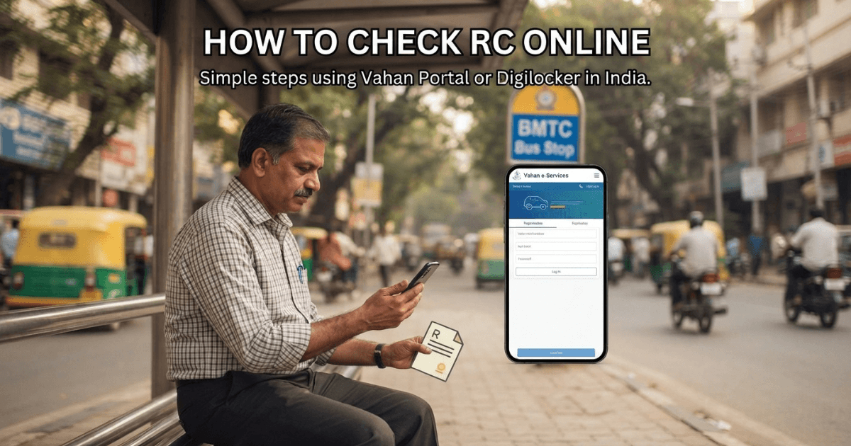 Step-by-step guide on how to check RC online