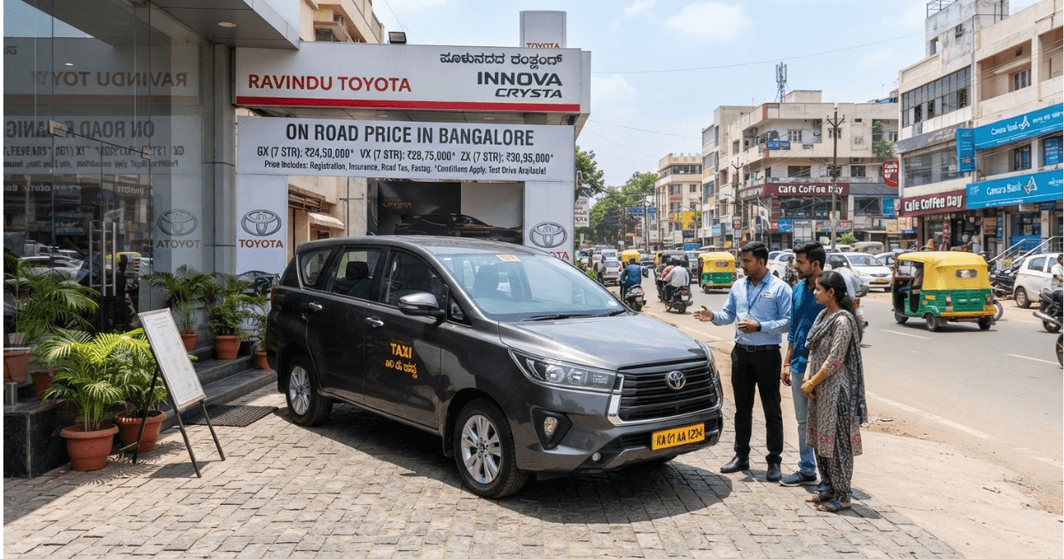 Innova Crysta On Road Price in Bangalore