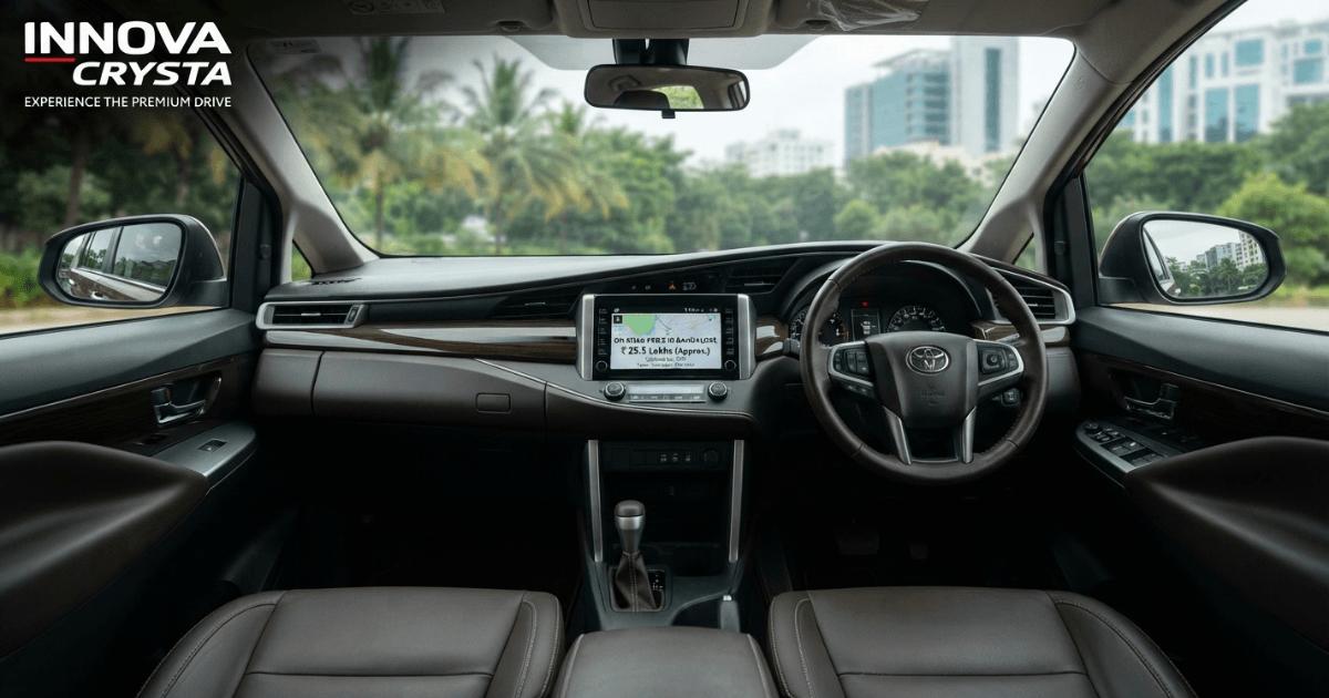 Latest Innova Crysta On Road Price in Bangalore