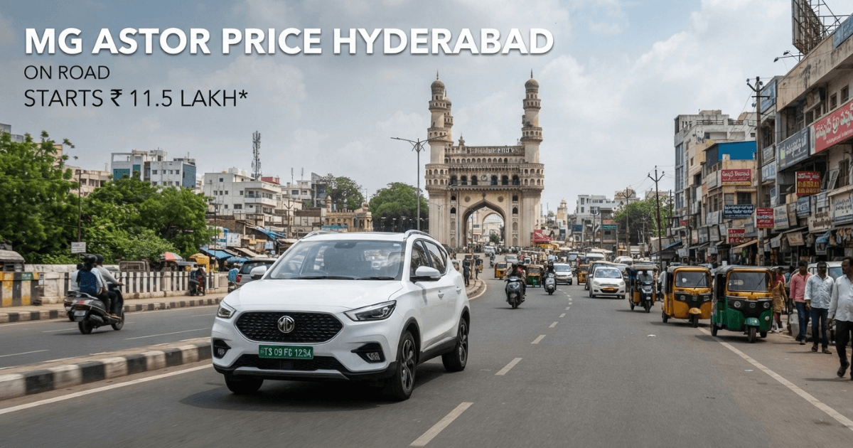 MG Astor Price in Hyderabad for new SUV