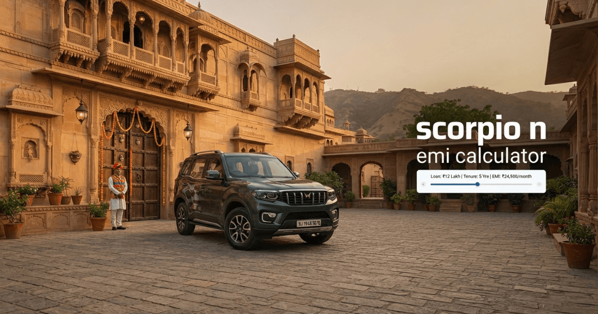 Easy Scorpio N EMI Calculator for car loans