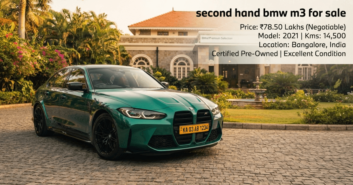 Second Hand BMW M3 for Sale, Low Mileage