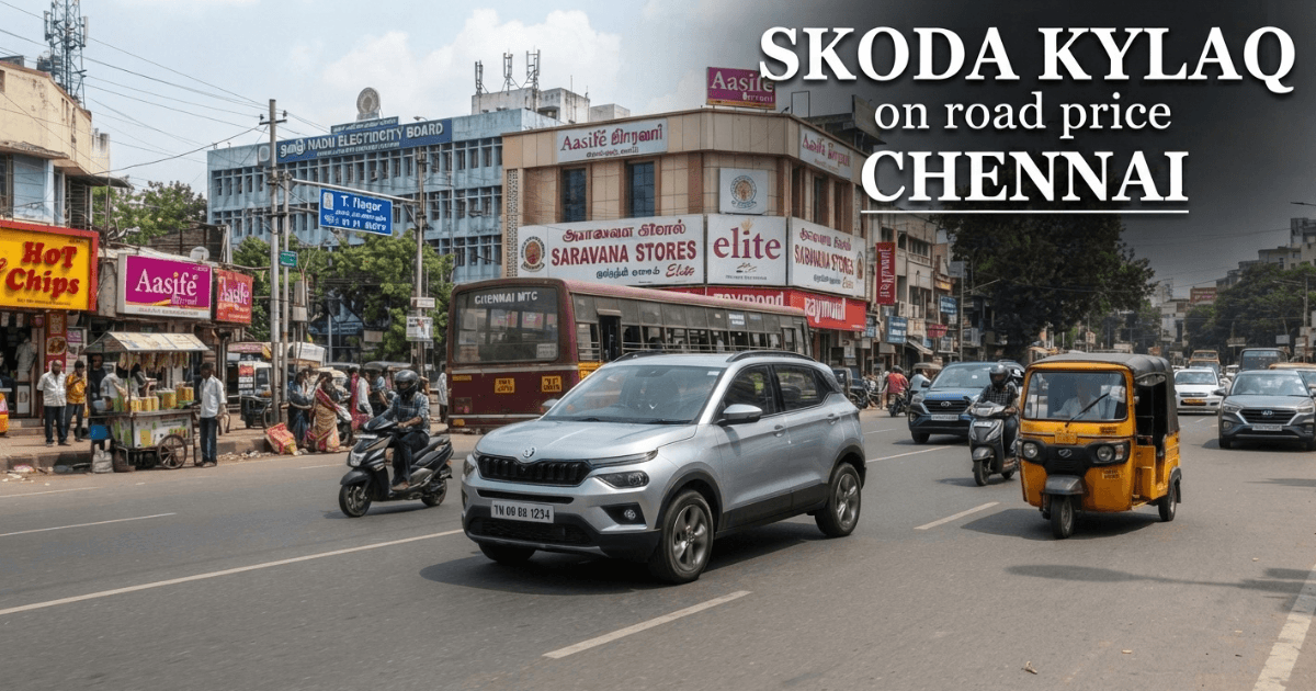 Check Skoda Kylaq on road price Chennai