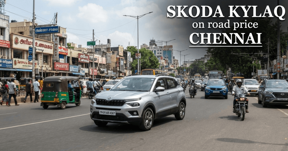 Skoda Kylaq on road price Chennai showroom