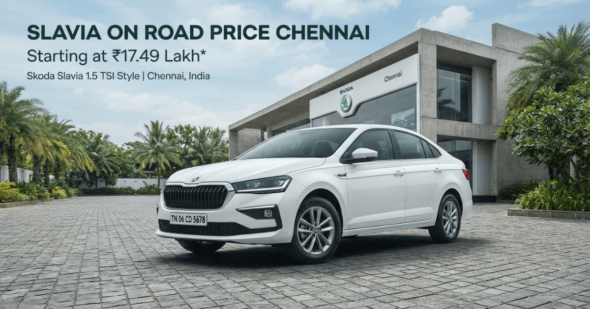 Skoda Slavia on road price Chennai