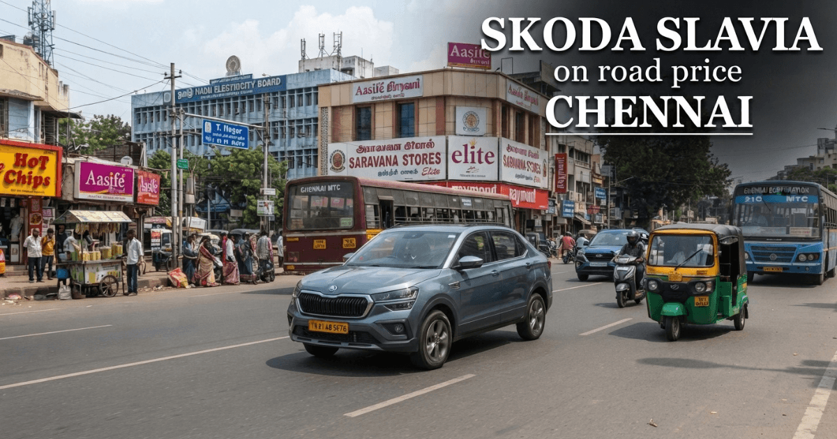 Check Slavia on road price Chennai today